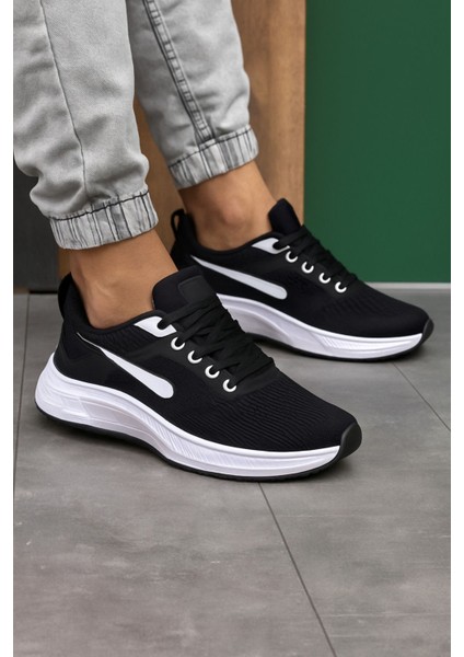Taban Kalın Siyah Spor Ayakkabı Erkek Spor Ayakkabı Sneaker Ayakkabı