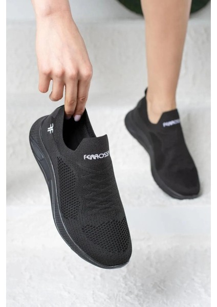 Günlük Spor Ayakkabı Ortopedik Hafif Bağcıksız Triko Unisex Ayakkabı Sevgili Eş Kombinine Uygun