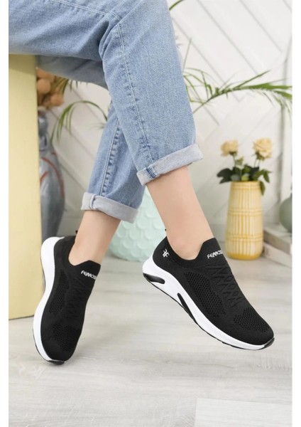 Günlük Spor Ayakkabı Ortopedik Hafif Bağcıksız Triko Unisex Ayakkabı Sevgili Eş Kombinine Uygun modelleri