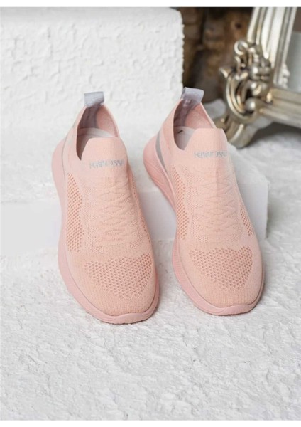 Taban Düz Çorap Ayakkabı Kadın Sneaker Terleme Yapmaz, Koku Yapmaz, Ortopedik Sneaker