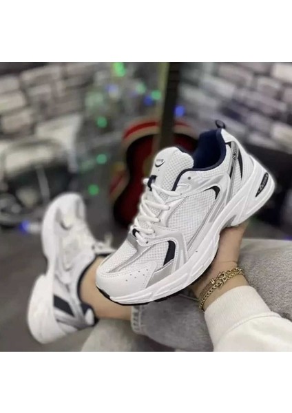 Taban Kalın Yürüyüş Ayakkabısı Bez Sneaker Yazlık Sneaker