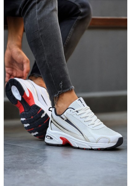 Taban Kalın Düz Beyaz Bez Sneaker Ayakkabı Kadın Spor Erkek Spor