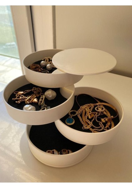 Şık ve Fonksiyonel Takı ve Aksesuar Düzenleyici, Siyah Renkli Kullanım Kolaylığıyla fiyatları