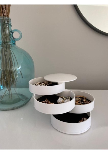 Şık ve Fonksiyonel Takı ve Aksesuar Düzenleyici, Siyah Renkli Kullanım Kolaylığıyla modelleri