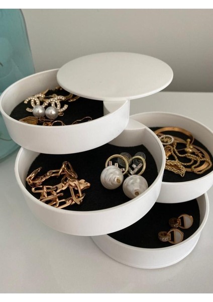 Şık ve Fonksiyonel Takı ve Aksesuar Düzenleyici, Siyah Renkli Kullanım Kolaylığıyla fırsatları