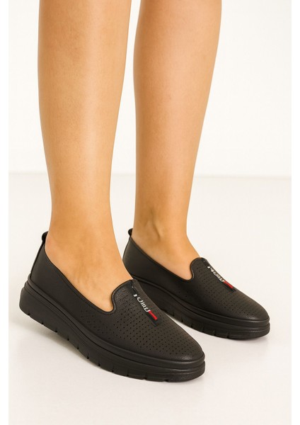 Düz Taban Lastikli Ortopedik Kadın Babet Yazlık Babet Kadın Ortopedik Babet