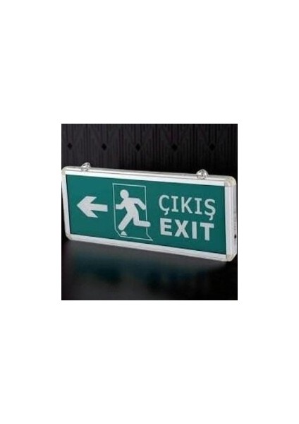 3W Exıt Çıkış Armatürü Ledli 3 Saat Akülü CT-9170