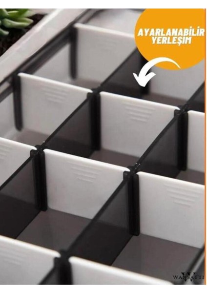 Gri 2'li 15 Bölmeli Kapaklı Takı ve Dikiş Kutusu, Düzenleyici Organizer modelleri