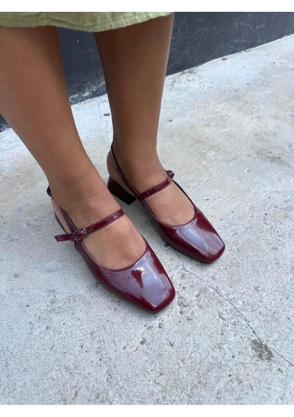 Masis Rulivo Bordo Rugan Topuklu Babet fiyatları