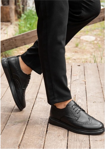 Bağcıklı Deri Erkek Ayakkabı
