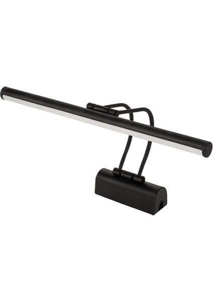 Yerli Üretim Dekoratif 7W Kuğu 35CM Aplik ( Duvar, Resim, Tablo,banyo Dolap Üstü, Ayna Üstü..) Siyah Sarı Işık 3200K Hareketli Aşağı-Yukarı Döndürme, Led Işıklı , Kablolu Elektrikli