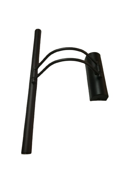 Yerli Üretim Dekoratif 7W Kuğu 35CM Aplik ( Duvar, Resim, Tablo,banyo Dolap Üstü, Ayna Üstü..) Siyah Sarı Işık 3200K Hareketli Aşağı-Yukarı Döndürme, Led Işıklı , Kablolu Elektrikli modelleri