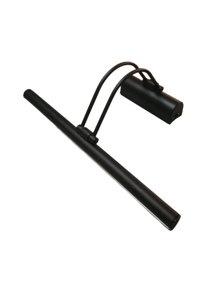 Yerli Üretim Dekoratif 7W Kuğu 35CM Aplik ( Duvar, Resim, Tablo,banyo Dolap Üstü, Ayna Üstü..) Siyah Sarı Işık 3200K Hareketli Aşağı-Yukarı Döndürme, Led Işıklı , Kablolu Elektrikli fırsatları