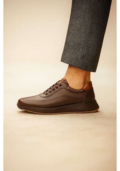 Bağcıklı Deri Erkek Ayakkabı