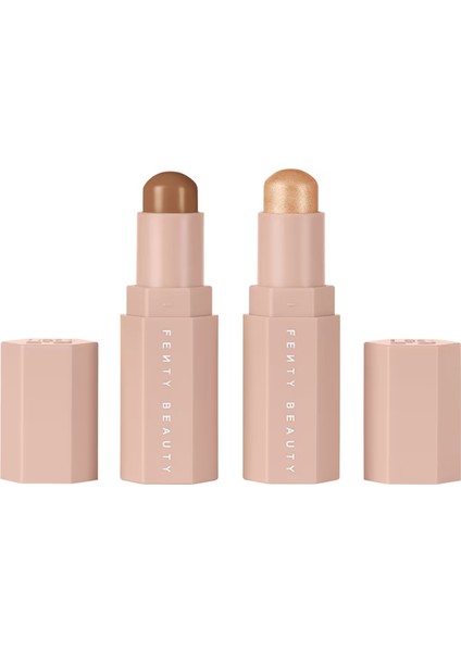 Duo Contour & Highlighter Set - Ikili Kontür ve Aydnlatıcı Seti Clair/medium - Mocha + I Scream (2 x 2,8 G)