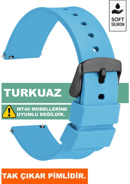 Tcl Mt42 Mt42x Mt43 Mt46-Slazenger Akıllı Çocuk Saatleriyle Uyumlu Silikon Saat Kordonu Kayışı A71SYH