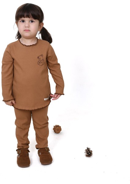 Ayıcık Nakışlı Fitilli Mevsimlik Takım