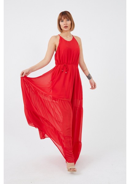 Beli Bağlamalı Askılı Elbise fırsatları