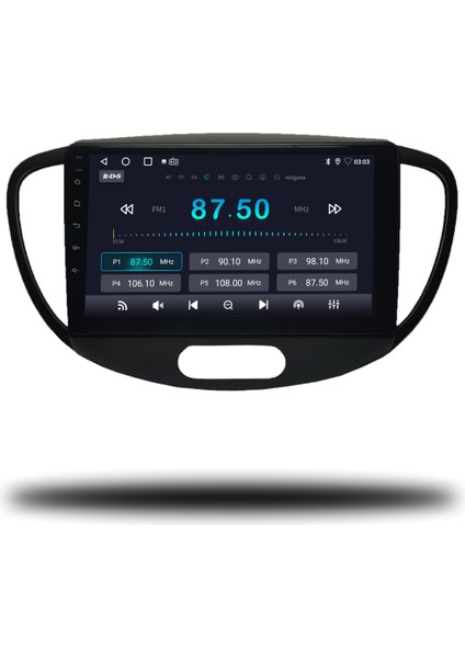 Hyundai I10 Android Carplay Multimedya 2008-2012 6gb Ram + 128GB Hafıza + 8 Çekirdek modelleri