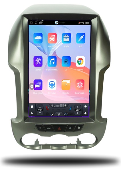 Ford Ranger Android Carplay Multimedya 2012-2015 6gb Ram + 128GB Hafıza + 8 Çekirdek fiyatları