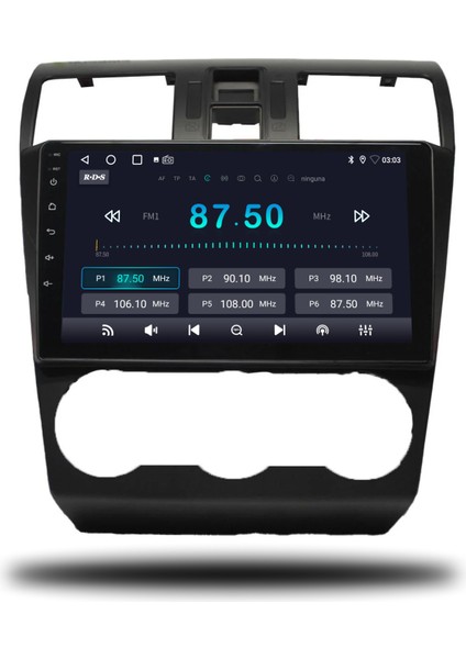 Subaru Forester Android Carplay Multimedya 2016-2018 6gb Ram + 128GB Hafıza + 8 Çekirdek