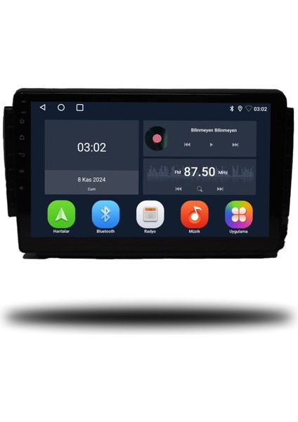 Peugeot 208 Android Carplay Multimedya 2012-2020 4gb Ram + 64GB Hafıza