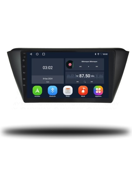 Skoda Fabia Android Carplay Multimedya 2015-2020 4gb Ram + 64GB Hafıza