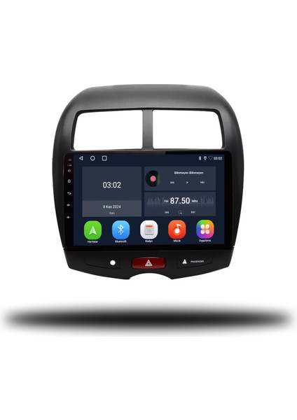 Mitsubishi Asx Android Carplay Multimedya 2010-2019 2gb Ram + 32GB Hafıza