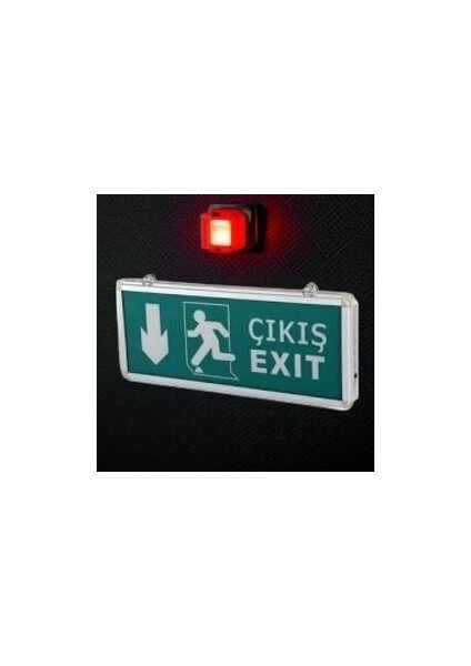 3W Exıt Çıkış Armatürü Ledli 3 Saat Akülü CT-9167