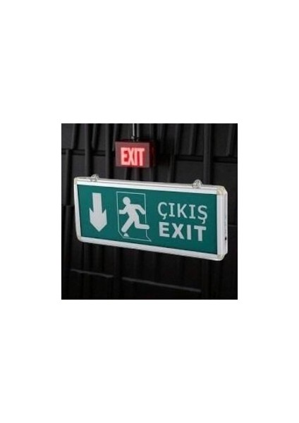 3W Exıt Çıkış Armatürü Ledli 3 Saat Akülü CT-9167 fiyatları