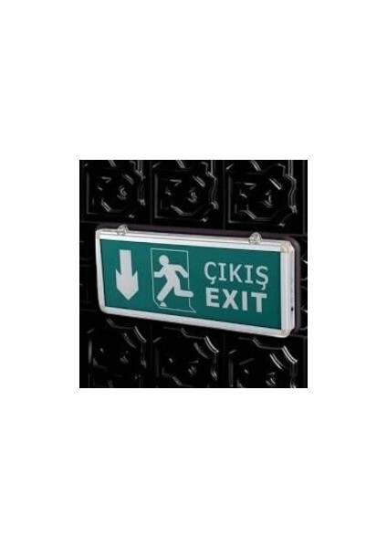 3W Exıt Çıkış Armatürü Ledli 3 Saat Akülü CT-9167 fırsatları