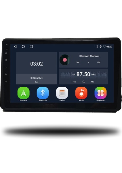 Dacia Duster Android Carplay Multimedya 2018-2022 4gb Ram + 64GB Hafıza