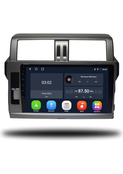 Toyota Prado Android Carplay Multimedya 2011-2016 4gb Ram + 64GB Hafıza