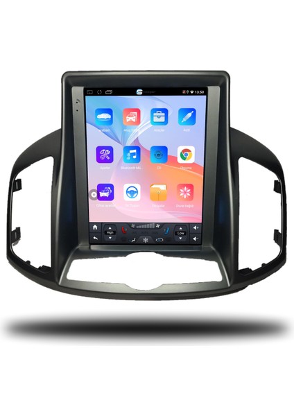 Chevrolet Captiva Tesla Ekran Android Carplay Multimedya 2012-2015 6gb Ram + 128GBHAFIZA + 8 Çekirdek fiyatları