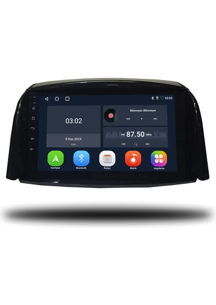 Renault Koleos Android Carplay Multimedya 2009-2016 4gb Ram - 64GB Hafıza