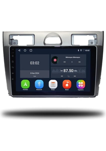 Ford Fiesta Android Carplay Multimedya 2006-2011 2gb Ram + 32GB Hafıza