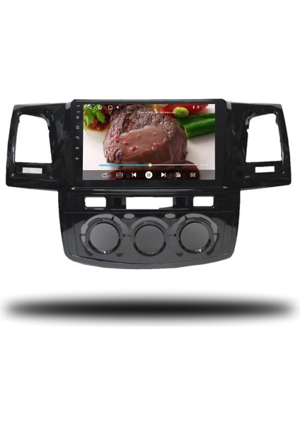 Toyota Hilux Android Carplay Multimedya 2005-2008 Manuel Klima 6gb Ram + 128GB Hafıza + 8 Çekirdek fiyatları