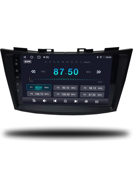Suzuki Swift Android Carplay Multimedya 2011-2016 6gb Ram + 128GB Hafıza + 8 Çekirdek modelleri