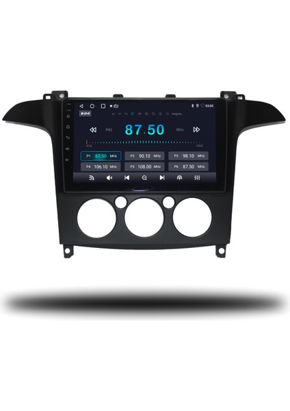 Ford S-Max Android Carplay Multimedya 2006-2014 Manuel Klima 4gb Ram + 64GB Hafıza modelleri