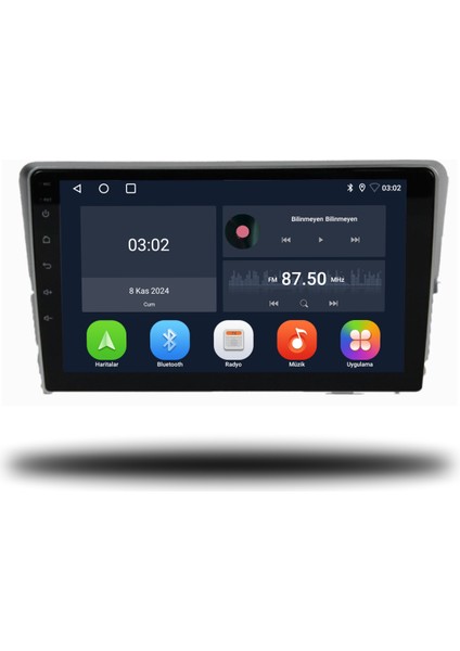 Toyota Avensis Android Carplay Multimedya 2003-2009 4gb Ram + 64GB Hafıza