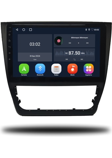 Skoda Yeti Android Carplay Multimedya 2012-2014 6gb Ram + 128GB Hafıza + 8 Çekirdek