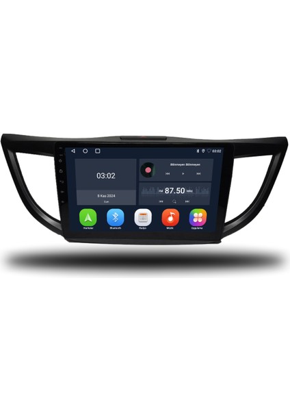 Honda Crv Android Carplay Multimedya 2013-2017 6gb Ram + 128GB Hafıza + 8 Çekirdek