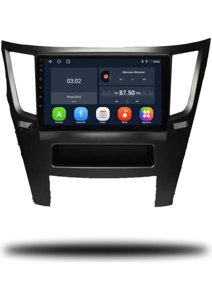 Subaru Outback Android Carplay Multimedya 2010-2014 4gb Ram + 64GB Hafıza