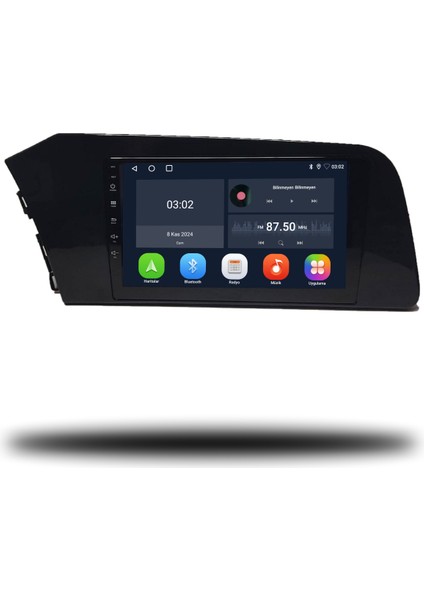 Hyundai Elantra Android Carplay Multimedya Yeni 2021-2022 6gb Ram + 128GB Hafıza + 8 Çekirdek