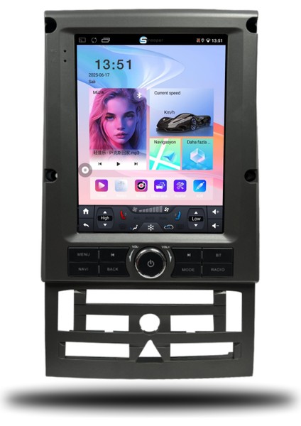 Peugeot 407 Tesla Ekran Android Carplay Multimedya 2004-2011 4gb Ram + 64GB Hafıza