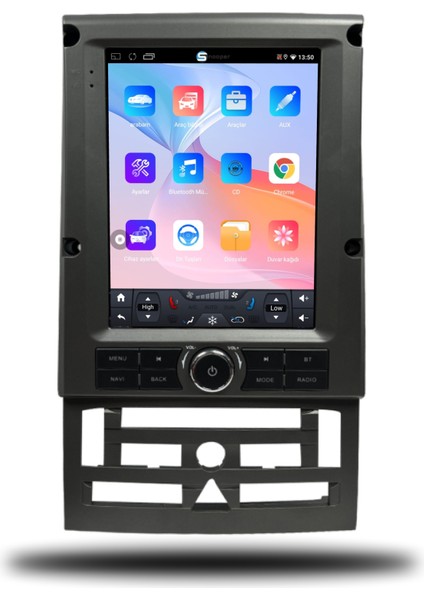 Peugeot 407 Tesla Ekran Android Carplay Multimedya 2004-2011 4gb Ram + 64GB Hafıza