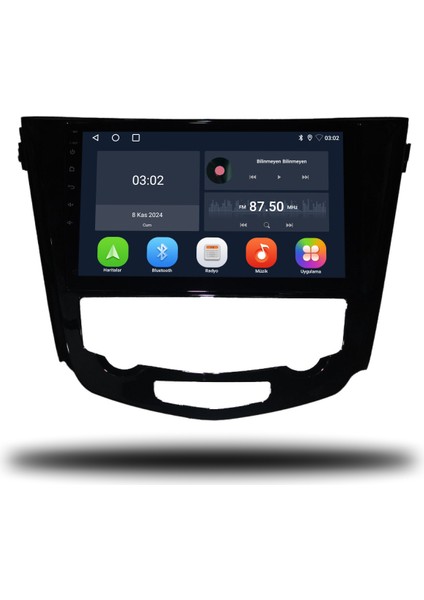 Nissan X-Trail Android Carplay Multimedya 2014-2021 Dijital Klima 4gb Ram + 64GB Hafıza