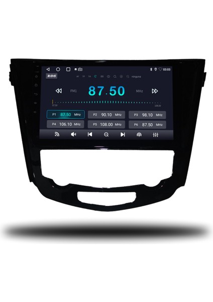 Nissan X-Trail Android Carplay Multimedya 2014-2021 Dijital Klima 4gb Ram + 64GB Hafıza modelleri