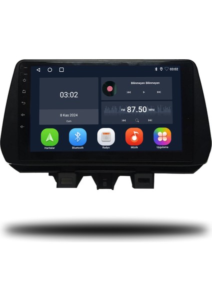 Hyundai Tucson Android Carplay Multimedya 2018-2020 6gb Ram + 128GB Hafıza + 8 Çekirdek