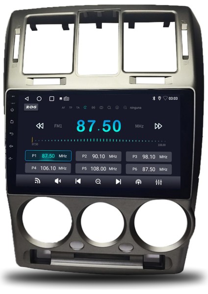 Hyundai Getz Android Carplay Multimedya 2003-2011 Büyük Çerçeveli 2gb Ram + 32GB Hafıza modelleri